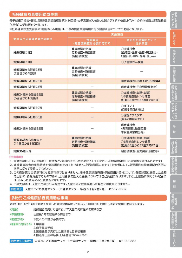 天童市子育てガイド ページ10